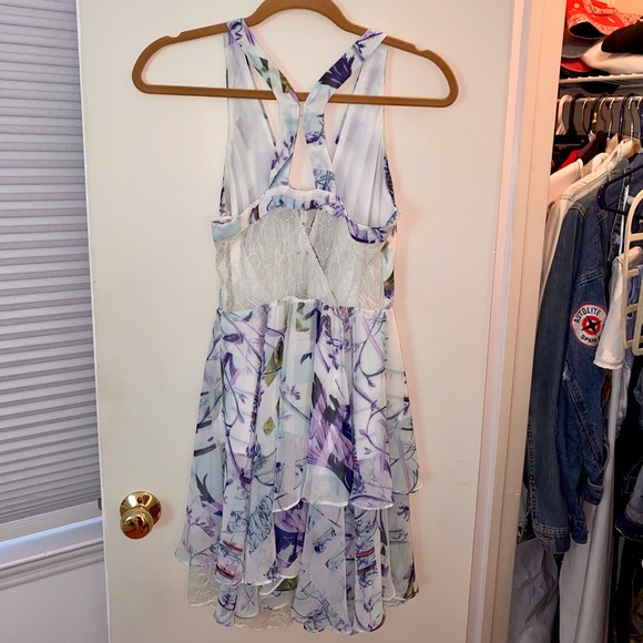 BCBG Generation Size 2 Light Floral Lace Dress - Picture 2 of 6